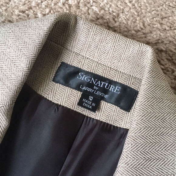 Double Breasted Tweed Blazer with zipper pockets - Picture 5 of 5